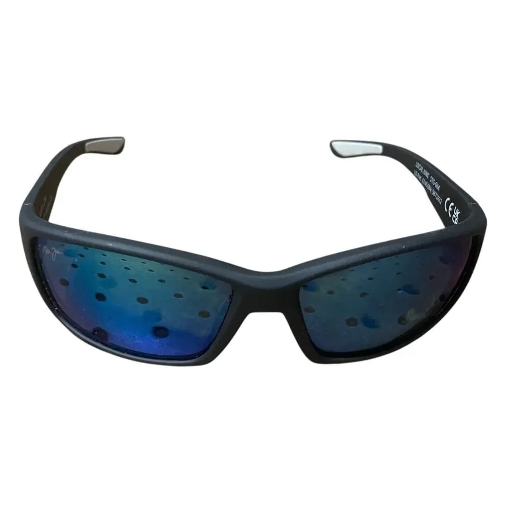 Maui Jim Local Kine Sunglasses Mens Black MJ810-27M Transparent Lenses 61-18-125